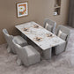 Contemporary Stone Furniture 1/5 Pcs Dining Room Table Set for Home Clearhalo 'Dining Room Sets' 'Dining Tables & Seating' 'dining_room_set' 'furn' 'furn_dining_room_set' 'Furniture' 'Kitchen & Dining Furniture' 1200x1200_b946df49-66cf-4de4-b590-a5337b7540a2