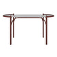 Metal Modern Oval Dining Table Clear Glass Top Table with 4 Legs Clearhalo ' dining_table' 'Dining Tables & Seating' 'Dining Tables' 'furn' 'furn_dining_table' 'Furniture' 'furniture_dining_table' 'Kitchen & Dining Furniture' 'kitchen&dining_furn' 'kitchen' 'kitchen_dining_table' 1200x1200_b946edfb-4d81-4381-8015-64cdc3ef10f2