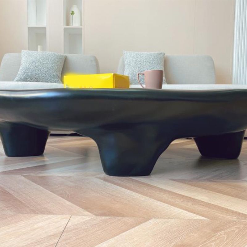 3 Legs Irregular Coffee Table Modern 11.8-In High 1 Single Cocktail Table Clearhalo 'Coffee & Accent Tables' 'Coffee Tables' 'coffee_tables' 'furn' 'furn_coffee_tables' 'Furniture' 'Living Room Furniture' 1200x1200_b948a930-1d8d-4e52-9660-a3173d802919