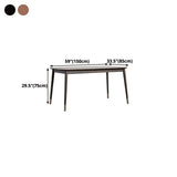 Traditional Luxury Rectangular Dining Table Rubberwood Dining Table with 4 Legs Clearhalo ' dining_table' 'Dining Tables & Seating' 'Dining Tables' 'furn' 'furn_dining_table' 'Furniture' 'furniture_dining_table' 'Kitchen & Dining Furniture' 'kitchen&dining_furn' 'kitchen' 'kitchen_dining_table' 1200x1200_b949f069-5205-47e7-9a49-17be7436de63
