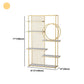 11.81"W Bookcase Glam Style Open Back Bookshelf for Office Study Room Home Clearhalo 'Bookcases' 'furn' 'furn_bookcases' 'Furniture' 'furniture_bookcases' 'kitchen' 'kitchen_bookcases' 'Living Room Furniture' 'Office Furniture' 1200x1200_b94ab15d-588f-4cd4-840f-9a05b2d28bb2