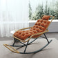 Chaise de culbuteur inclinable moderne chaise à bascule en osier pour décoration intérieure
