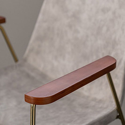 Scandinavian Design Solid Back Dining Side Chair Leather Dining Side Chair Clearhalo ' kitchen&dining_furn' 'Dining Chairs' 'Dining Tables & Seating' 'dining_chair' 'furn' 'furn_dining_chair' 'Furniture' 'furniture_dining_chair' 'Kitchen & Dining Furniture' 'kitchen' 1200x1200_b94db770-82d6-45b0-a22c-9e706697255a