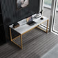 Glam Stone Office Desk 29.53-inch Tall Rectangular Writing Desk Clearhalo 'furn' 'furn_office_desk' 'Furniture' 'Office Desks' 'Office Furniture' 'office_desk' 1200x1200_b94f2197-3892-40ba-9c50-241893a942e1