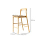 Industrial Style Counter Chair Solid Wood Footrest Counter Stool for Restaurant Clearhalo 'Bar Furniture' 'Bar Stools' 'bar_stools' 'furn' 'furn_bar_stools' 'Furniture' 'Kitchen & Dining Furniture' 1200x1200_b94fb401-67db-4e9f-a6a1-fb6ea875d9ca