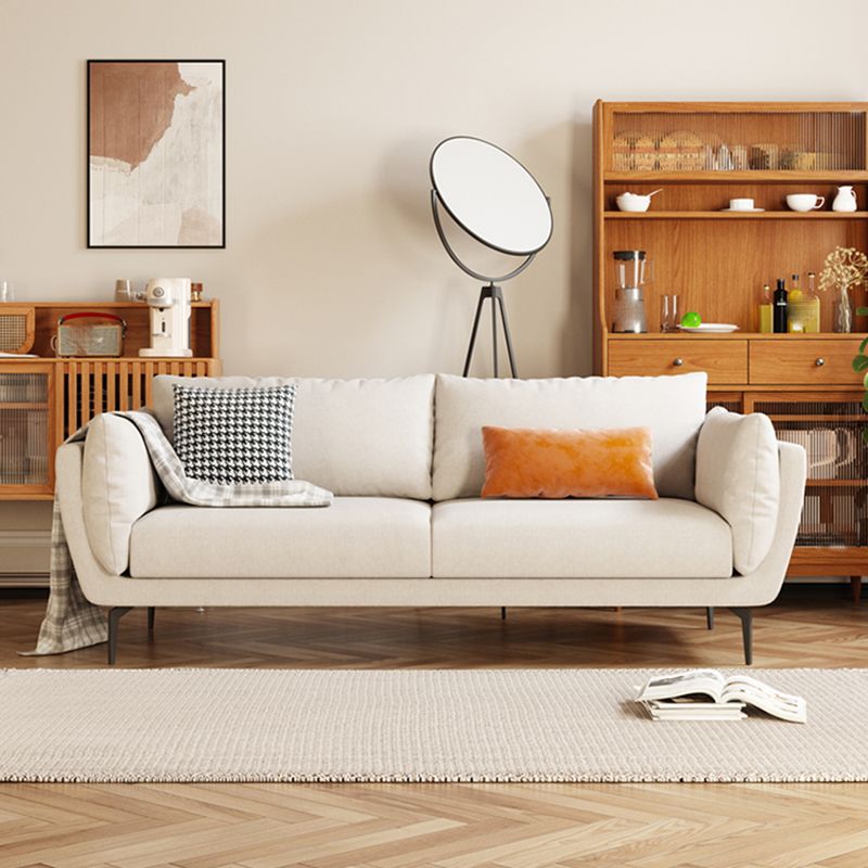 Mélange de coton Sofa moderne 33 "W canapé arrière pour le salon avec le bras de toit