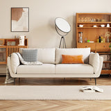 Mélange de coton Sofa moderne 33 "W canapé arrière pour le salon avec le bras de toit