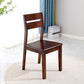 Contemporary Home Ladder Back Solid Wood Armless Dining Chair