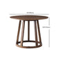1/5 PCS Juego de comedor de estilo moderno Juego de comedor de madera maciza con mesa redonda