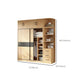 Modern Pine Solid Wood Wardrobe Freestanding Wardrobe with Soft Close Doors Clearhalo 'Armoires & Wardrobes' 'armoires_wardrobes' 'Bedroom Furniture' 'furn' 'furn_armoires_wardrobes' 'Furniture' 1200x1200_b9512c8a-5c44-4769-b3c6-5b36357002d0
