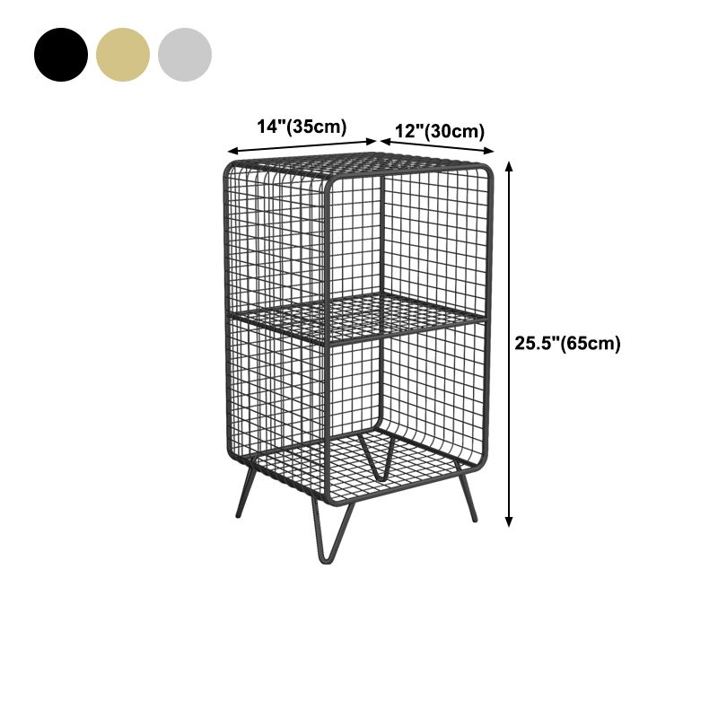 Glam Metal Iron Standard Bookshelf Vertical Closed Back Bookshelf Clearhalo 'Bookcases' 'furn' 'furn_bookcases' 'Furniture' 'furniture_bookcases' 'kitchen' 'kitchen_bookcases' 'Living Room Furniture' 'Office Furniture' 1200x1200_b951dbcd-be89-41f3-ab9f-39f0603c1cdd