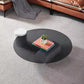 9.8"H Modern Marble Abstract Base Glass Round Coffee Table for Living Room Clearhalo 'Coffee & Accent Tables' 'Coffee Tables' 'coffee_tables' 'furn' 'furn_coffee_tables' 'Furniture' 'furniture_coffee_tables' 'Living Room Furniture' 1200x1200_b9553369-b155-46ff-8da3-d2c8ec92f5c6