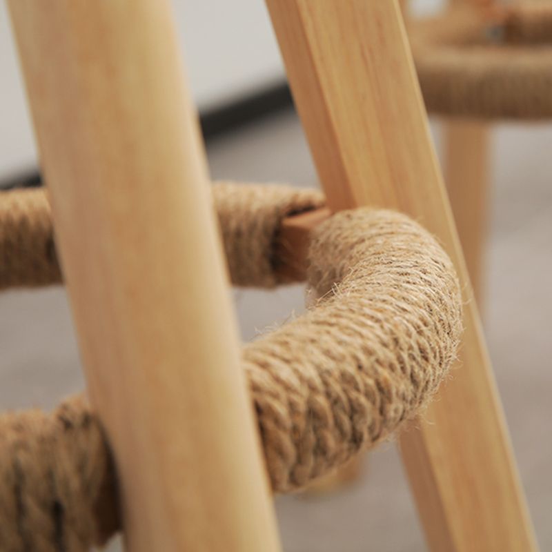 Scandinavian Upholstered Wood Counter Stools Low Back Bar Stools with 4 Legs Clearhalo 'Bar Furniture' 'Bar Stools' 'bar_stools' 'furn' 'furn_bar_stools' 'furniture_bar_stools' 'Kitchen & Dining Furniture' 'kitchen&dining_furn' 'kitchen' 'kitchen_furn' Furniture' 1200x1200_b955ac5c-da40-40fb-9939-23cd09f3dcd1