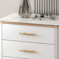 Modern Rectangle Accent Chest Wood Soft Close Drawers Storage Cabinet