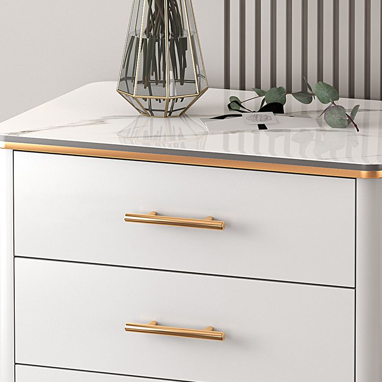 Modern Rectangle Accent Chest Wood Soft Close Drawers Storage Cabinet
