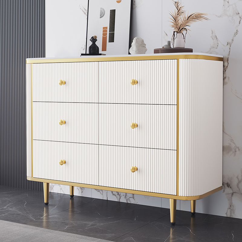 14.82-inch Width Glam Storage Chest Stone Dresser with 5/6 Drawers Clearhalo 'Bedroom Furniture' 'Dressers & Chests' 'dressers_chests' 'furn' 'furn_dressers_chests' 'Furniture' 1200x1200_b95ce362-6a60-4ba4-a2fa-0c37e0c7ec73