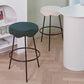 Contemporary Style Counter Stool Upholstered Bar-height Bar Stool with Metal Base Clearhalo 'Bar Furniture' 'Bar Stools' 'bar_stools' 'furn' 'furn_bar_stools' 'Furniture' 'Kitchen & Dining Furniture' 1200x1200_b95e779f-6721-455a-a889-b8018a553369