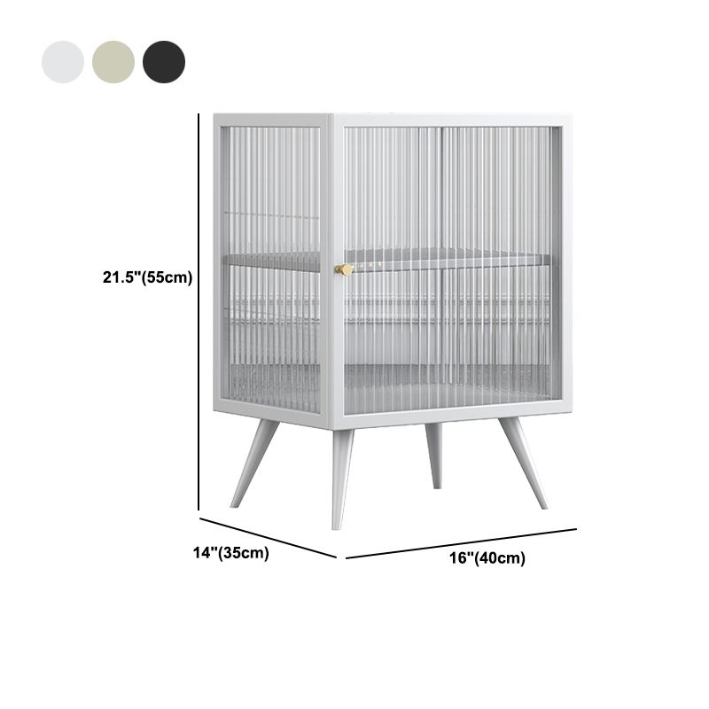 Las puertas modernas incluían la mesita de noche de metal de la cama con las piernas para el dormitorio