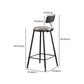 1/5 Pieces Bar Stool and Table Set Rectangular Modern Pub Table Set Clearhalo 'Bar Furniture' 'furn' 'furn_home_bar_bar_sets' 'Furniture' 'Home Bars & Bar Sets' 'home_bar_bar_sets' 'Kitchen & Dining Furniture' 1200x1200_b960f2e9-6967-4149-a119-d92118223495