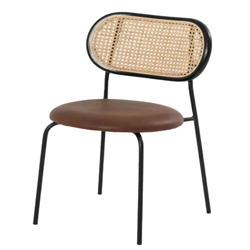 Armless Dining Chairs Industrial Kitchen Side Chairs for Dining Room Clearhalo 'Dining Chairs' 'Dining Tables & Seating' 'dining_chair' 'furn' 'furn_dining_chair' 'Furniture' 'Kitchen & Dining Furniture' 1200x1200_b960fcdb-d30d-451d-9d2f-ae85ff591925