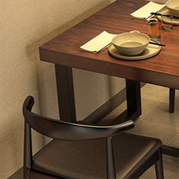 Industrielles Holz Rechtecktisch Set 1/2/5 Stück Essset für Küche