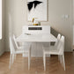 Modern Style Dining Table Sintered Stone Rectangle Table for Kitchen
