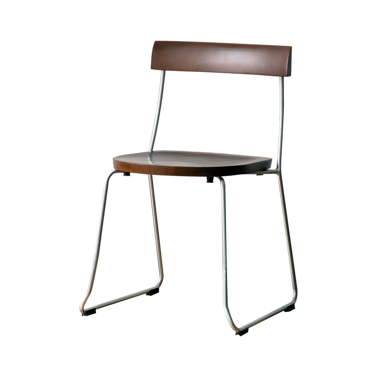 Modern Backrest Armless Wood Chair with Metal Legs for Dining Room Clearhalo 'Dining Chairs' 'Dining Tables & Seating' 'dining_chair' 'furn' 'furn_dining_chair' 'Furniture' 'Kitchen & Dining Furniture' 1200x1200_b967c21b-57d7-4d8d-bd65-e4de3df9c7f4