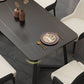 Mesa de comedor rectangular de piedra moderna 1/2/5/7 piezas de comedor juego para comedor