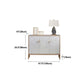 Modern Living Room Buffet Wood and Metal Sideboard Buffet in White Clearhalo 'buffet_sideboard' 'Buffets & Sideboards' 'furn' 'furn_buffet_sideboard' 'Furniture' 'Kitchen & Dining Furniture' 1200x1200_b9697d3c-50cf-47e6-a92d-1d146f66398f