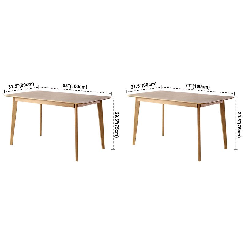 Rectangle Dining Site Table Solid Wood Dining Room Collection with 4-foot Clearhalo ' dining_table' 'Dining Tables & Seating' 'Dining Tables' 'furn' 'furn_dining_table' 'Furniture' 'furniture_dining_table' 'Kitchen & Dining Furniture' 'kitchen&dining_furn' 'kitchen' 'kitchen_dining_table' 1200x1200_b969c3c0-f418-4a5a-9304-a73ea31e04db