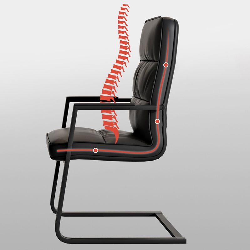 Moderner Faux Leder Office Stuhl Ergonomic High Back Working Stuhl