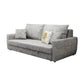 Square Arm Sofa Futon Foldable Pillow Included Cushion Back Sleeper Sofa Clearhalo 'furn' 'furn_futons' 'Furniture' 'Futons & Daybeds' 'Futons' 'Living Room Furniture' 1200x1200_b971838e-aa93-42a5-a356-3b42d5e1ff07