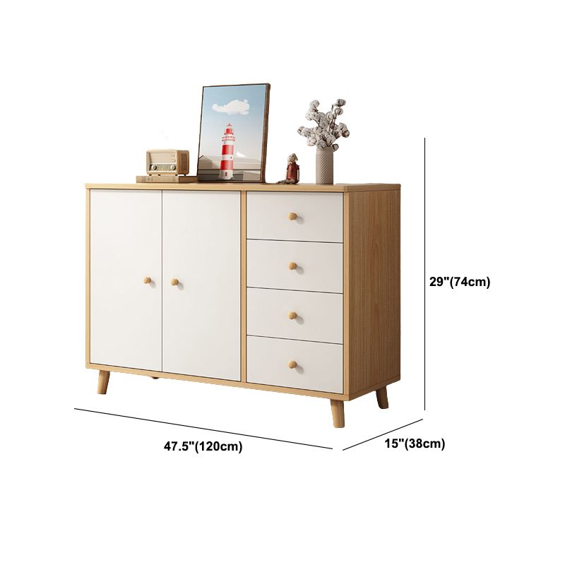 Moderne en eigentijdse opbergkast houten opbergkast dressoir