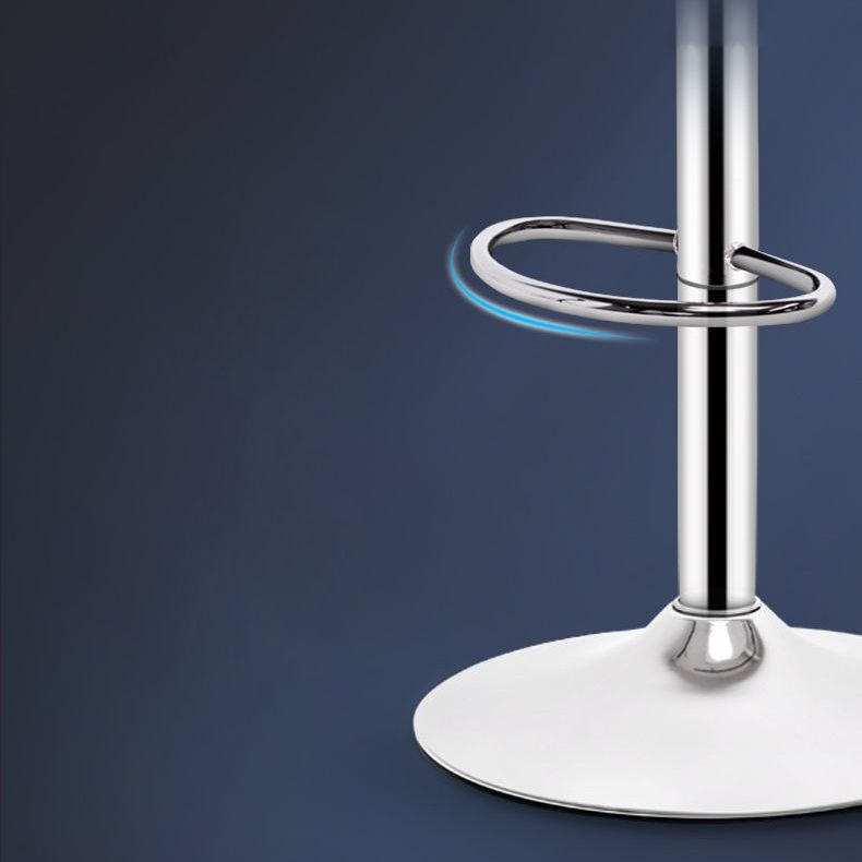 Plastic Low Back Barstools Adjustable Height Bar Stools with Metal Base Clearhalo 'Bar Furniture' 'Bar Stools' 'bar_stools' 'furn' 'furn_bar_stools' 'Furniture' 'Kitchen & Dining Furniture' 1200x1200_b972e395-8858-49b5-ae8d-8baf009f56cd