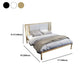 Metallbett-Rahmen-Set moderne 79-Zoll-Drahtnetz-Open-Frame-Bett mit Kopfteil