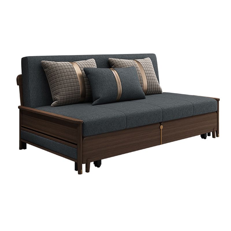 Il divano a braccia moderno con divano di biancheria da deposito in marrone