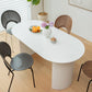 Pine Wood Contemporary Oval Dining Table Wood Top Table for Dining Room Clearhalo ' dining_table' 'Dining Tables & Seating' 'Dining Tables' 'furn' 'furn_dining_table' 'Furniture' 'furniture_dining_table' 'Kitchen & Dining Furniture' 'kitchen&dining_furn' 'kitchen' 'kitchen_dining_table' 1200x1200_b979f6f9-f051-4c78-be5c-94974e9dd431