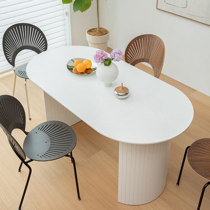 Pine Wood Contemporary Oval Dining Table Wood Top Table for Dining Room Clearhalo ' dining_table' 'Dining Tables & Seating' 'Dining Tables' 'furn' 'furn_dining_table' 'Furniture' 'furniture_dining_table' 'Kitchen & Dining Furniture' 'kitchen&dining_furn' 'kitchen' 'kitchen_dining_table' 1200x1200_b979f6f9-f051-4c78-be5c-94974e9dd431