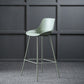 Milk Tea Shop Footrest Stool Nordic Style Matte Finish Metal Bar Stool