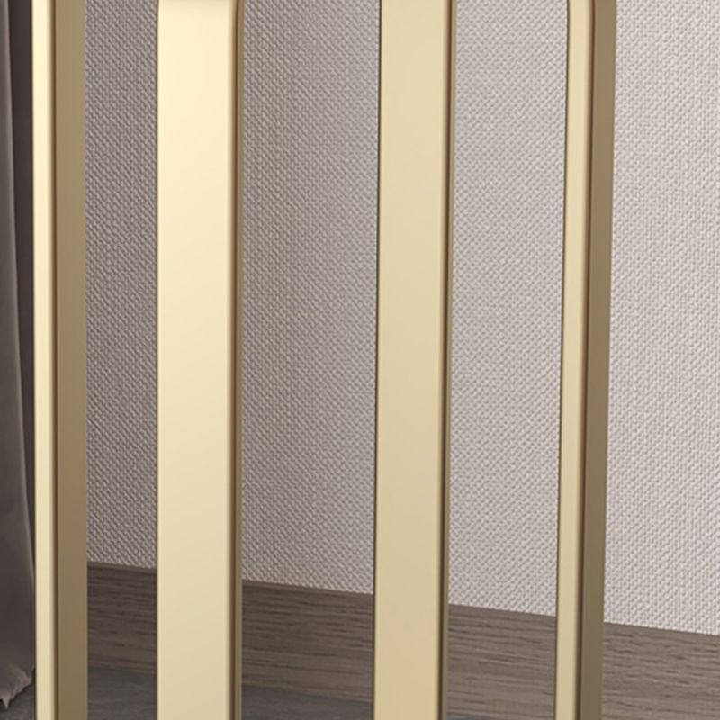 Tavola moderna del lato rotondo 21,5 "tavolo da piedistallo alto in bianco