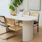 Pine Wood Contemporary Oval Dining Table Wood Top Table for Dining Room Clearhalo ' dining_table' 'Dining Tables & Seating' 'Dining Tables' 'furn' 'furn_dining_table' 'Furniture' 'furniture_dining_table' 'Kitchen & Dining Furniture' 'kitchen&dining_furn' 'kitchen' 'kitchen_dining_table' 1200x1200_b97be306-8699-4005-bf00-3a58df63a382
