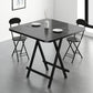 Modern Wooden Dining Room Set with Round Table Space-Saving Design Home Dining Table Furniture Clearhalo 'Dining Room Sets' 'Dining Tables & Seating' 'dining_room_set' 'furn' 'furn_dining_room_set' 'Furniture' 'furniture_dining_room_set' 'Kitchen & Dining Furniture' 'kitchen&dining_furn' 'kitchen' 1200x1200_b97c9b97-e9a1-4930-9d5f-edf17f376695