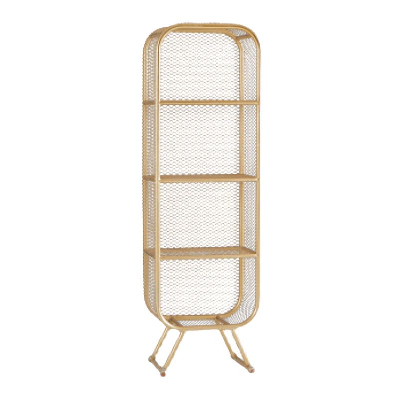 12インチメタルブックシェルフモダンクローズドストレージブックケース3色の