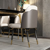 Glam Upholstered Dining Accent Chair Parsons Dining Side Chair