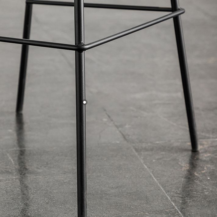 Sgabello da bar in metallo da bar in stile contemporaneo per cucina