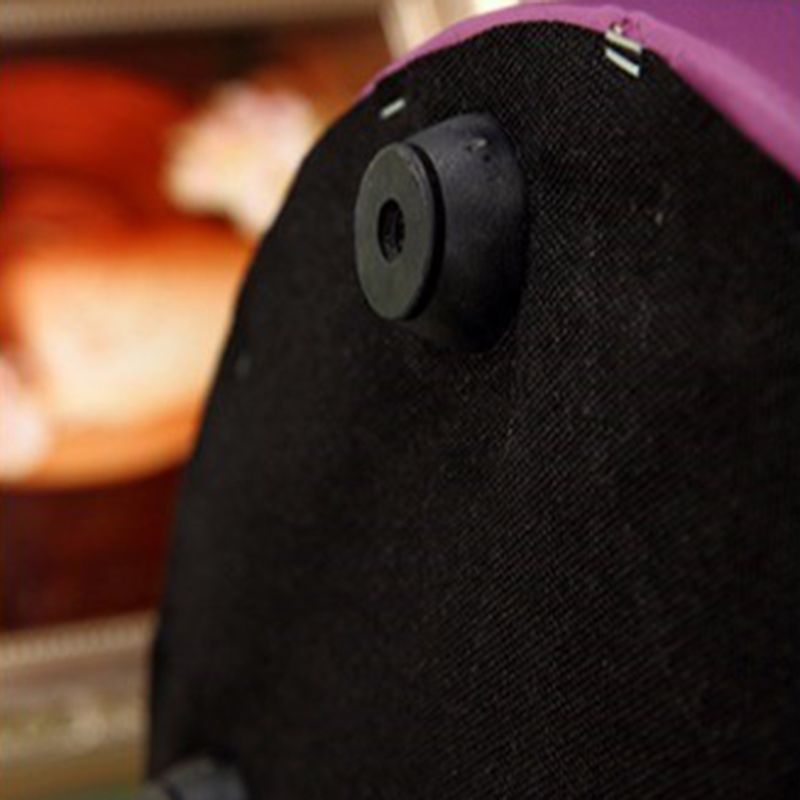 Color Block Ottoman Faux Leather Stain Resistant Cylinder Shape Pouf Ottoman Clearhalo 'furn' 'furn_ottomans_poufs' 'Furniture' 'Living Room Furniture' 'Ottomans & Poufs' 'ottomans_poufs' 1200x1200_b9862508-a8ec-418a-a5a3-182daa782781