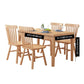 Minimalist Brown Standard Dining Set Rectangle Shape Solid Wood Dining Set with 4 Legs Table Clearhalo 'Dining Room Sets' 'Dining Tables & Seating' 'dining_room_set' 'furn' 'furn_dining_room_set' 'Furniture' 'furniture_dining_room_set' 'Kitchen & Dining Furniture' 'kitchen&dining_furn' 'kitchen' 1200x1200_b9883705-336a-4a6f-9047-d5e409d7900d