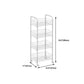 10.63"W Bookshelf Contemporary Style Bookcase for Study Room and Office