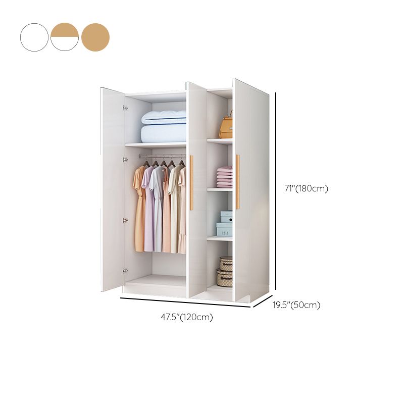 Guardaroba a cornice in legno indipendente moderno incernierato.