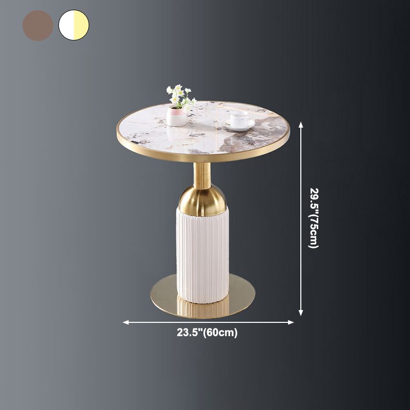 Metal Traditional Luxury Dining Table Sintered Stone Dining Table with Pedestal Clearhalo ' dining_table' 'Dining Tables & Seating' 'Dining Tables' 'furn' 'furn_dining_table' 'Furniture' 'furniture_dining_table' 'Kitchen & Dining Furniture' 'kitchen&dining_furn' 'kitchen' 'kitchen_dining_table' 1200x1200_b98d5537-bbc6-4276-8960-f5818b4d6f04